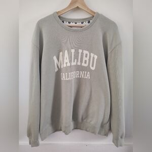 Malibu California Crewneck Sweater- Size XL